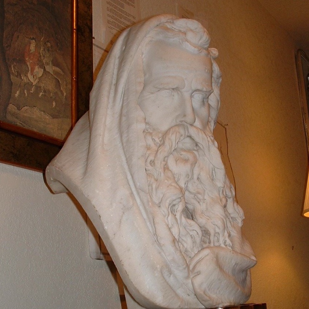 MARBLE STATUE BY LOMBARDI OF ROMA 1700s